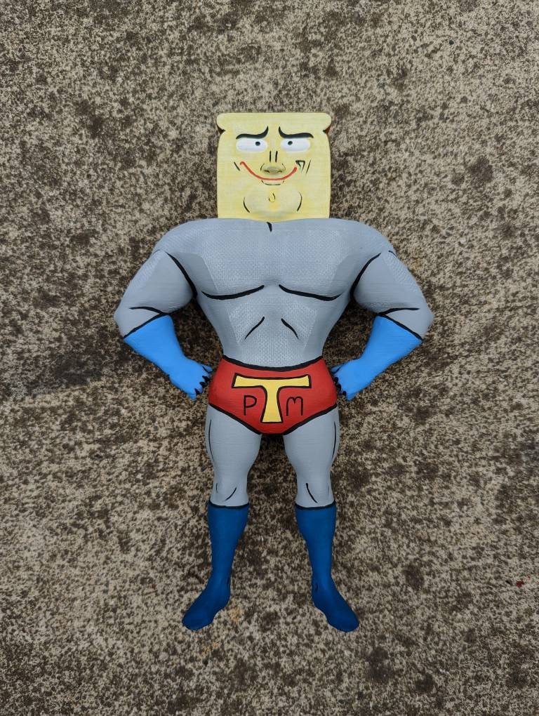 Powdered Toast Man 3D Printed Ren and Stimpy Replica Etsy