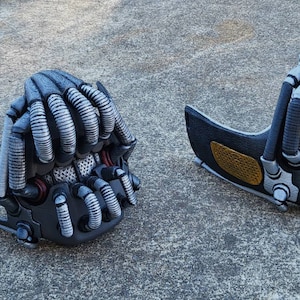 Screen Accurate Bane Mask 3D print Dark Knight , cosplay replica image 7