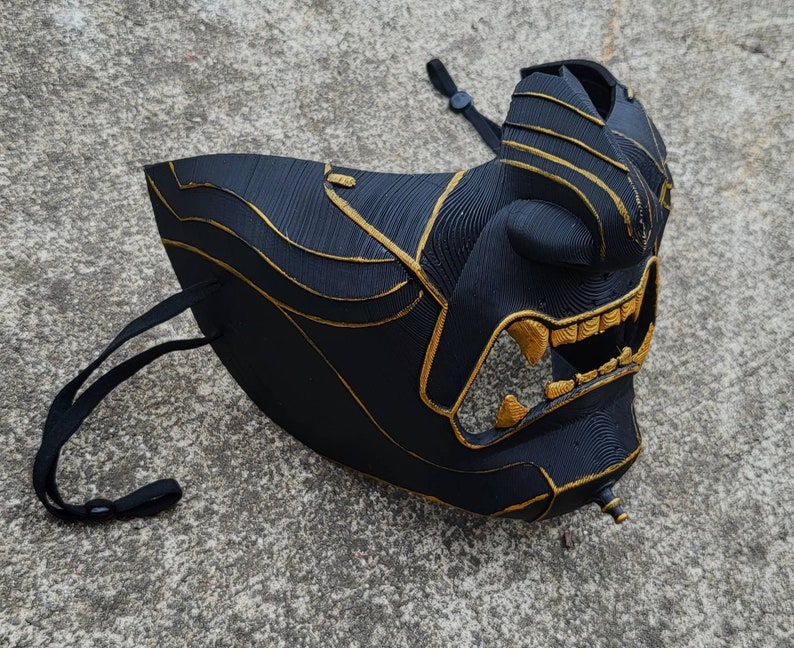 Ghost of Tsushima Ghost Mask Replica Gold or Silver Jin Etsy