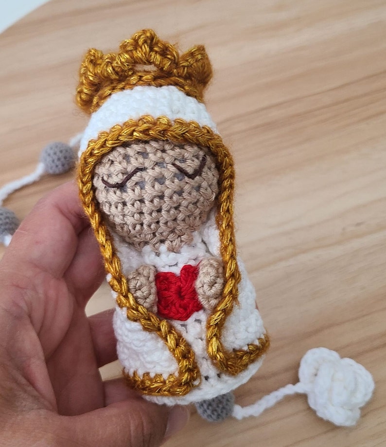 Our Lady of Fatima Our Lady of Fatima Crochet Doll/amigurumi Etsy