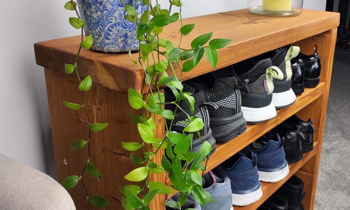 Chunky Scaffold Board Shoe and Boot Storage Shelves Etsy