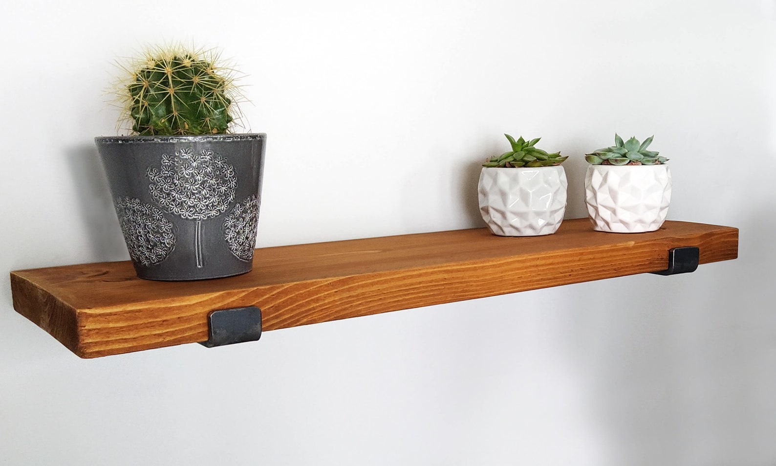Scaffold Plank Shelf Chunky Solid Wood Etsy