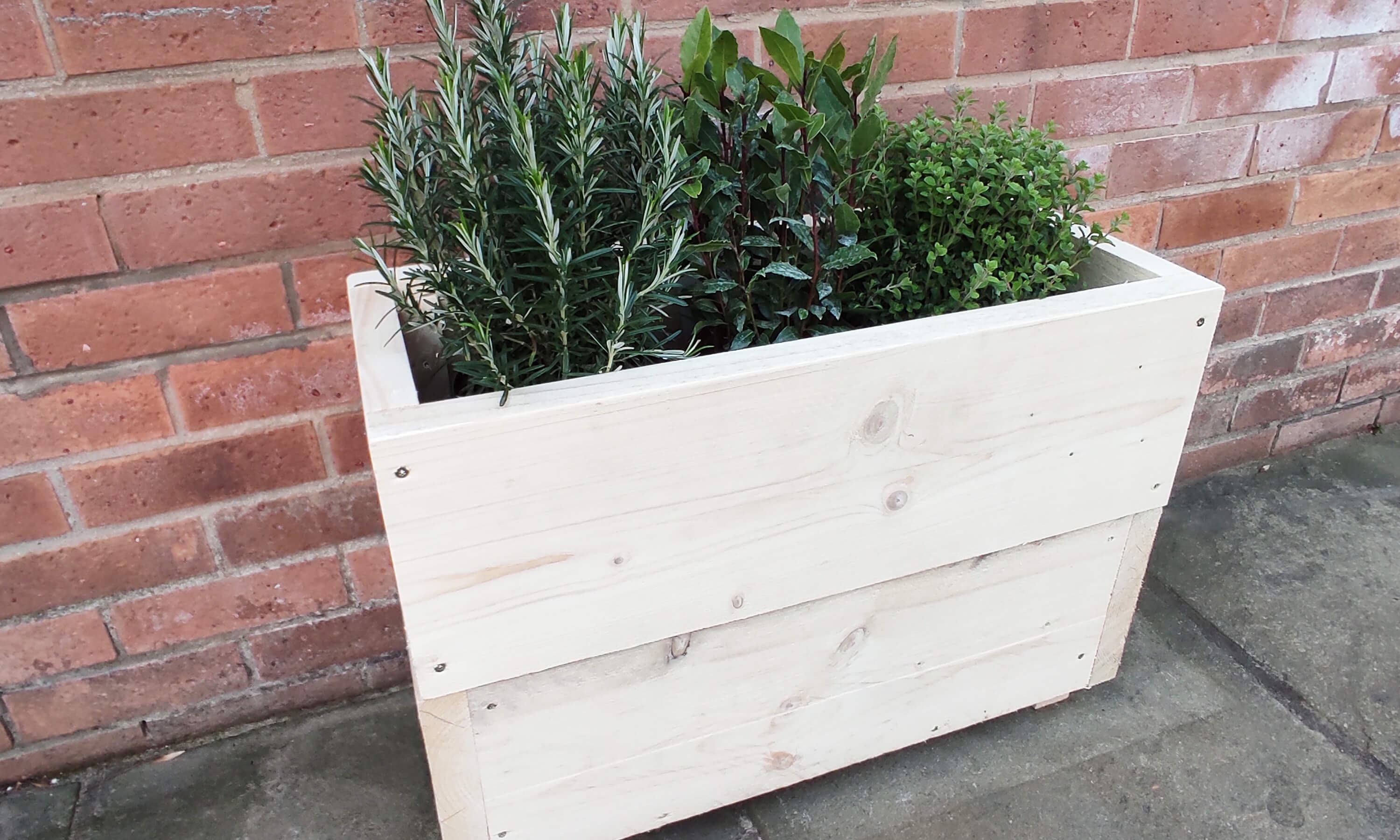 Double Height Scaffold Board Planter Box Plant a Tree With Etsy UK