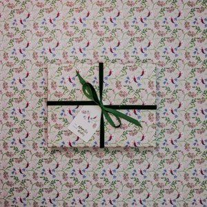 Two Turtle Doves Wrapping Paper Sheets