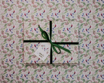 Two Turtle Doves Wrapping Paper Sheets