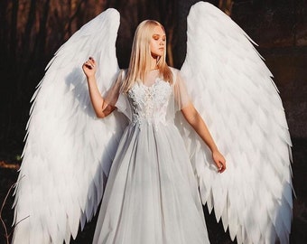 トリートユアセルフ angel wings long dress white il_340x270.5155172710_3f64.jpg