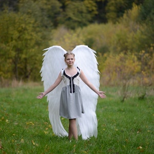 White angel wings costume cosplay wedding photo for women and teenagers