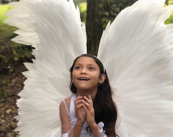 2 Cerchietti Con Aureola Angelica E Piume - Accessorio Per Costume Angelo Di Halloween, Natale E Carnevale | Unisex Per Adulti E Bambini - Foto 2