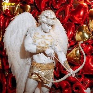 Saint-Valentin Cupidon Arc et flèche Cupidon Accessoires Coeur Forme Nœud  Cupidon Halloween Costume Pour Femmes Hommes