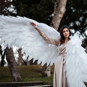 Angel Wings Costume Cosplay White Angel Bird Wings Cosplay Photo Props ...