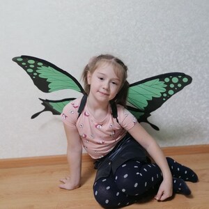 Butterfly wings costume girls fairy wings imagem 2