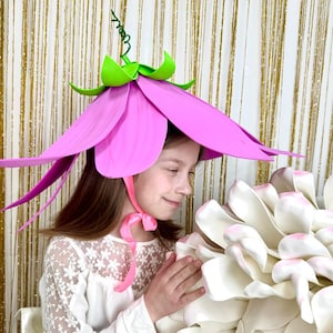 Fairy Flower Hat for Women | Fantasy Costume Headpiece | Garden Fairy Hat | Floral Cosplay Hat | Whimsical Elf Headwear