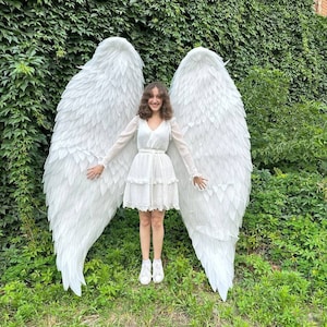 Angel wings Sexy cosplay costume for Halloween white angel wings