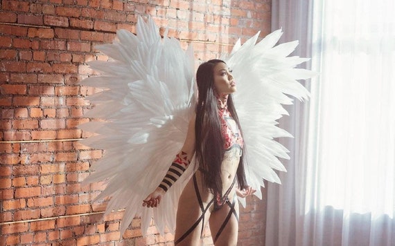 Large Angel Wings Costume Cosplay Adult Cupid Sexy White Angel Bird Extra  Large Wings 