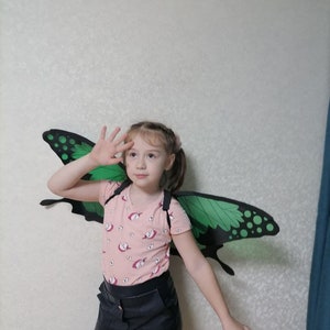 Butterfly wings costume girls fairy wings imagem 8