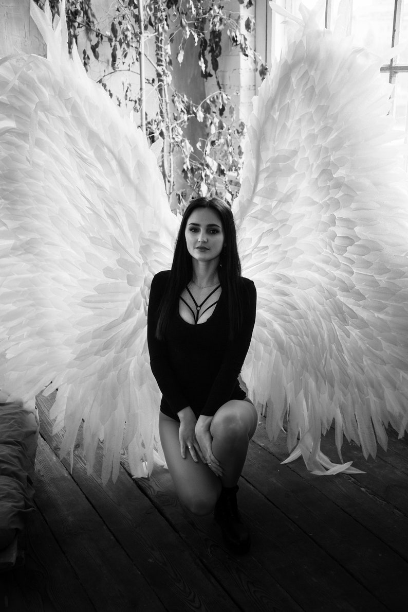 Angel wings costume sexy cosplay  white angel  bird wings  wings cosplay angel costume angel cosplay photo prop\ PRODUCT IN USA 