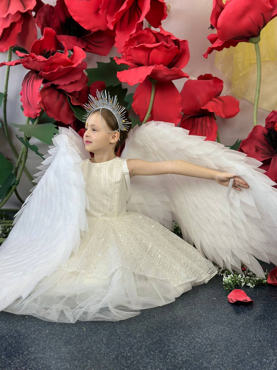 Disfraz de alas de ángel cosplay alas de pájaro blanco cosplay traje de  cumpleaños fiesta de halloween Navidad Cupido disfraz bebé niña -   México