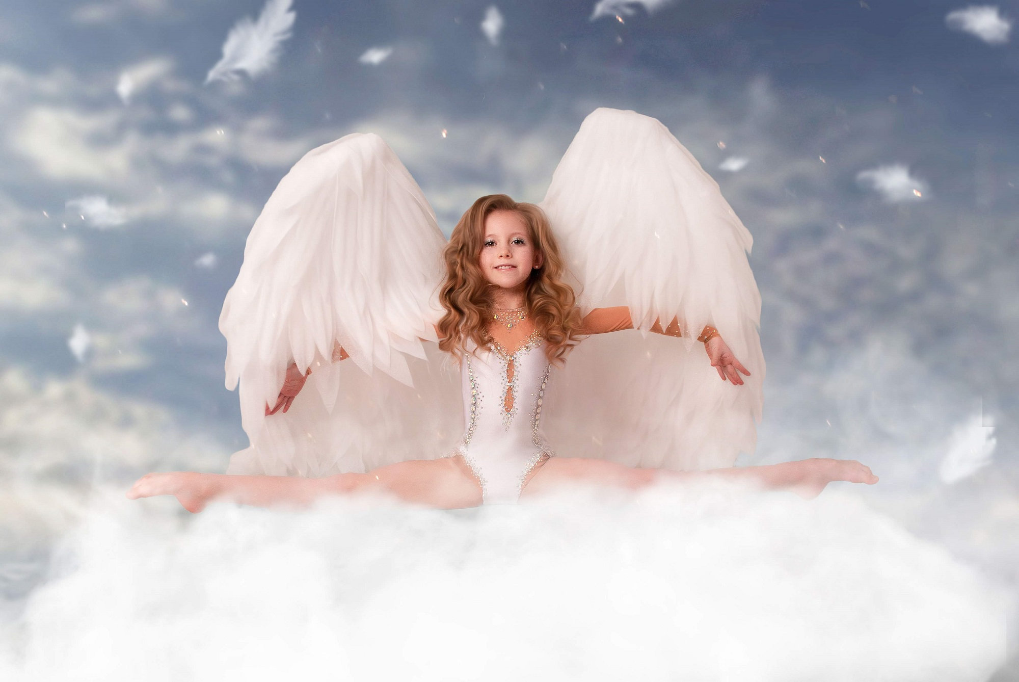 POPETPOP Hunde Engelsflügel Kostüm - Haustier Halloween Outfit