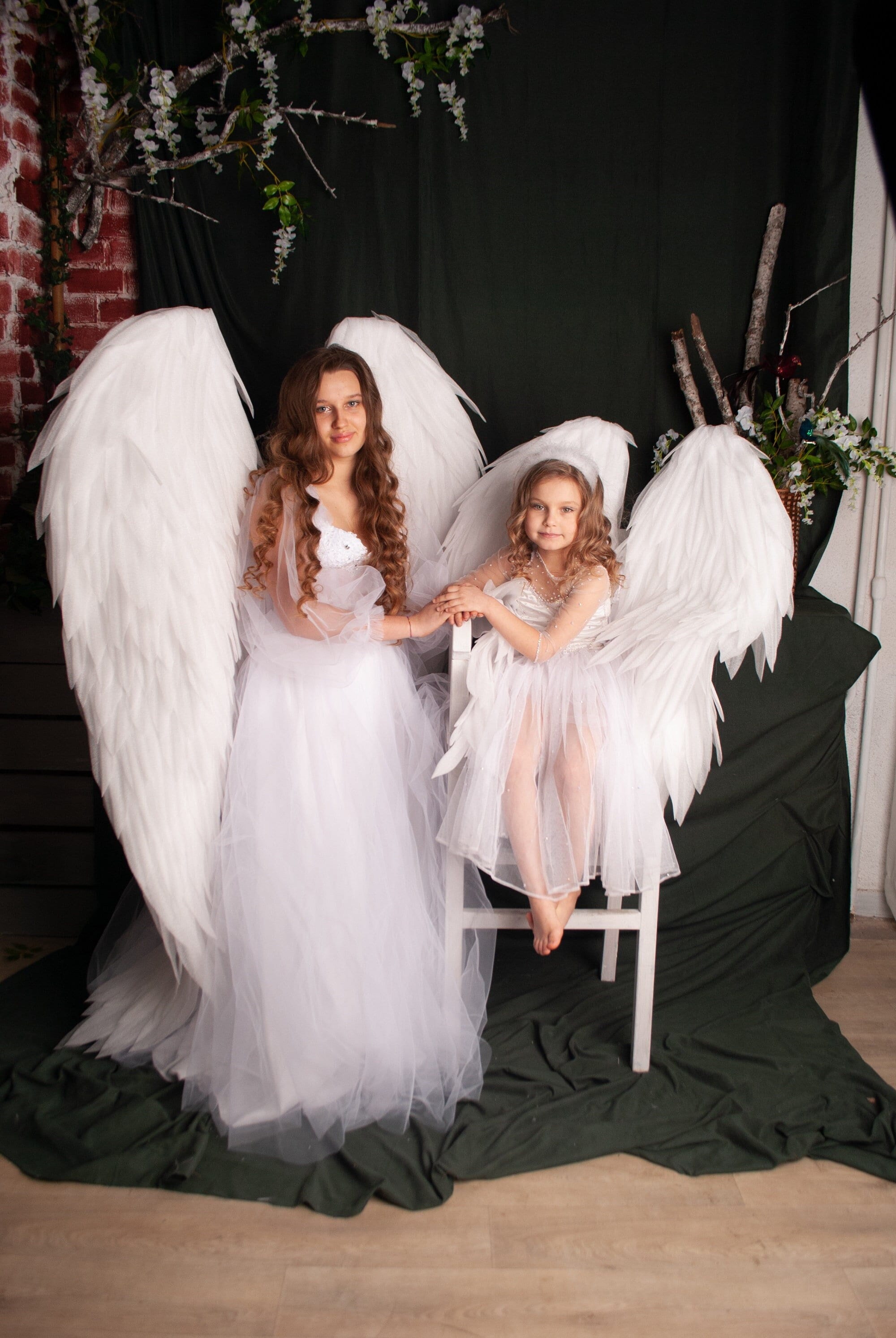 Buy White Angel Wings Adult Costume Cosplay Sexy Halloween Costume Woman  Arge Bird Giant Wings Child Christmas Halloween Festival Accessory Online  in India 