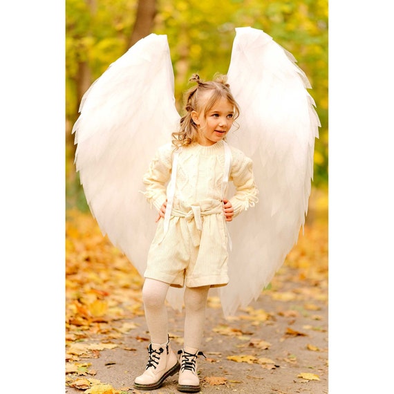 Disfraz de alas de Ángel para bebé, cosplay de alas de Ángel blancas, alas  de pájaros, accesorios para fotos, traje de cumpleaños para niña, Cupido -   México