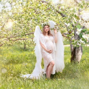 Angel wings costume cosplay white angel bird wings cosplay  birthday outfit girl carnival big angel wings sexy halloween