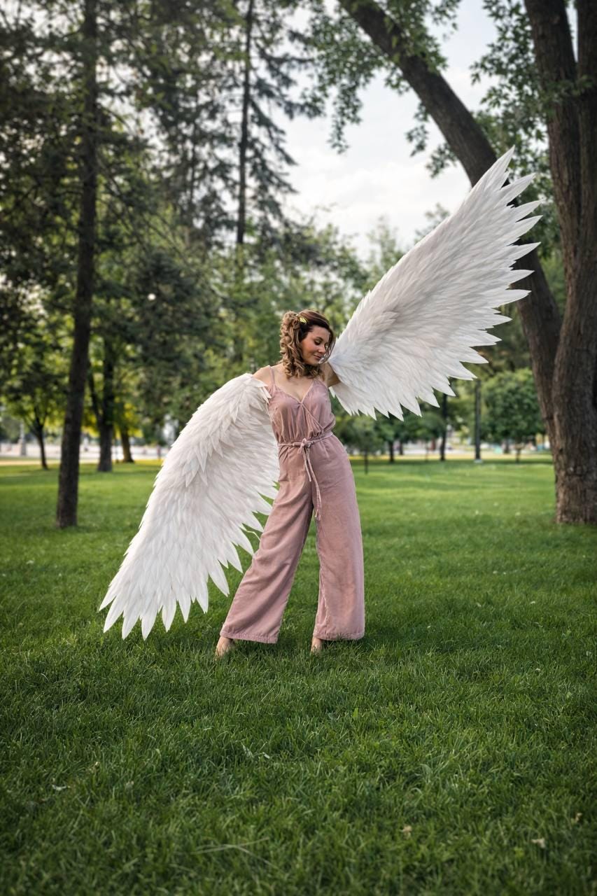 Déguisement petit enfant en bas âge taille enfant colombe, cygne, canard, ibis, harfang des neiges, oiseau couleur plume blanche Déguisement pour enfants avec épaulettes et queue - France
