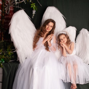 Аngel Wings Costume Set Big Long Angels Goddess Costume - Etsy