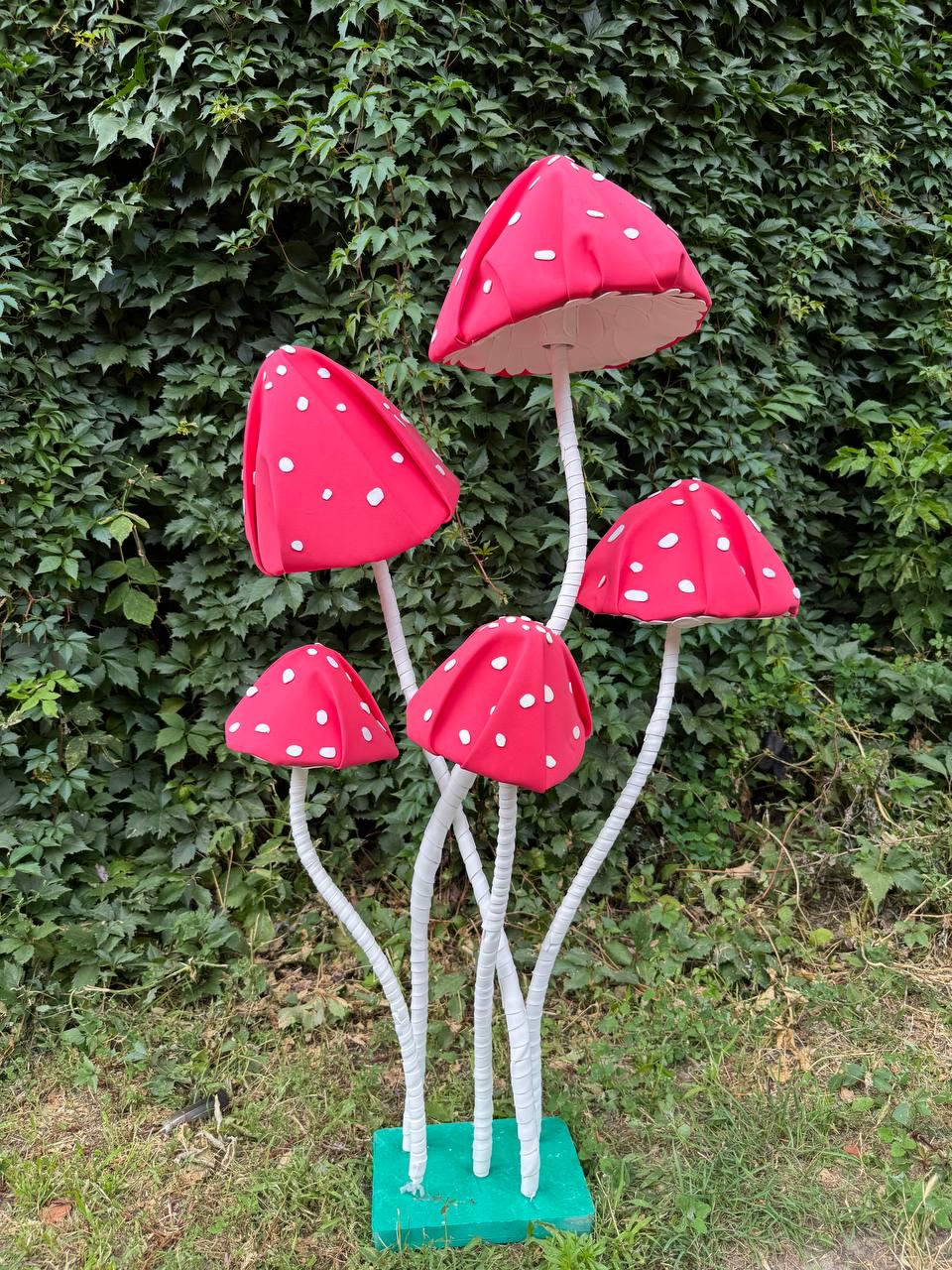Lot De 6 Lanternes Papier 3D Champignon - Décoration Fête Forêt, Jungle, Alice Au Pays Des Merveilles