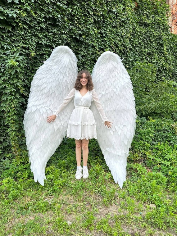 天使の羽 ハロウィン用セクシーなコスプレ衣装 白い天使の羽 - Etsy 日本
