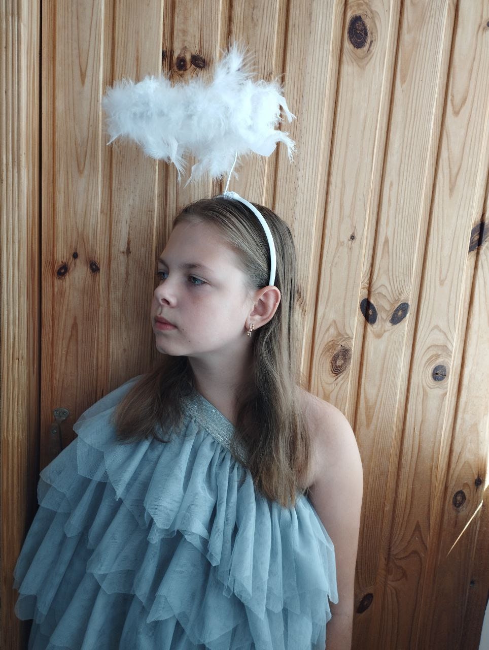 Cerchietto Halo Corona Dea Del Sole 4 Pezzi, Con Collana E Orecchini, Per Cosplay E Carnevale