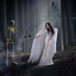 Cosplay wings  white angel wings costume  large wings  halloween costume accessories anime showgirl costume
