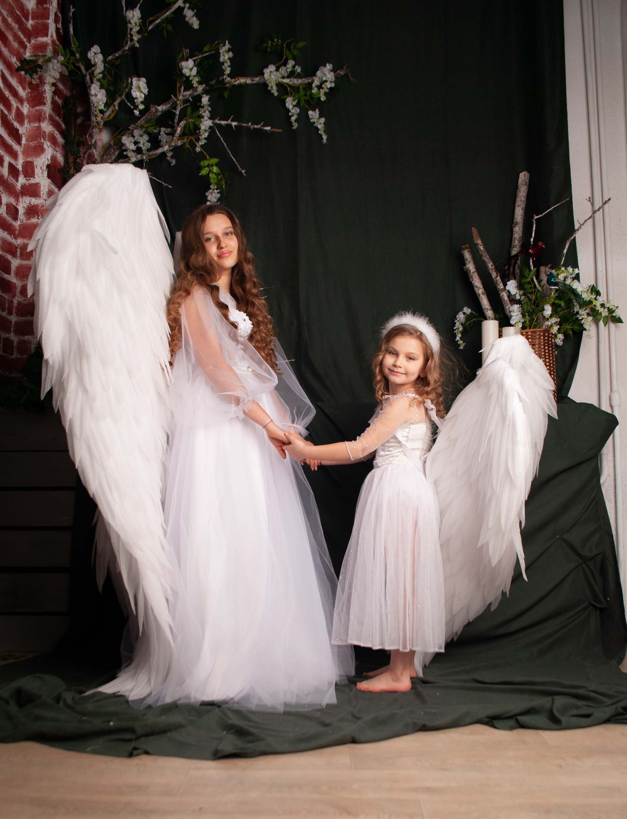 Angel Wings Costume Cosplay White Angel Bird Cosplay Photo