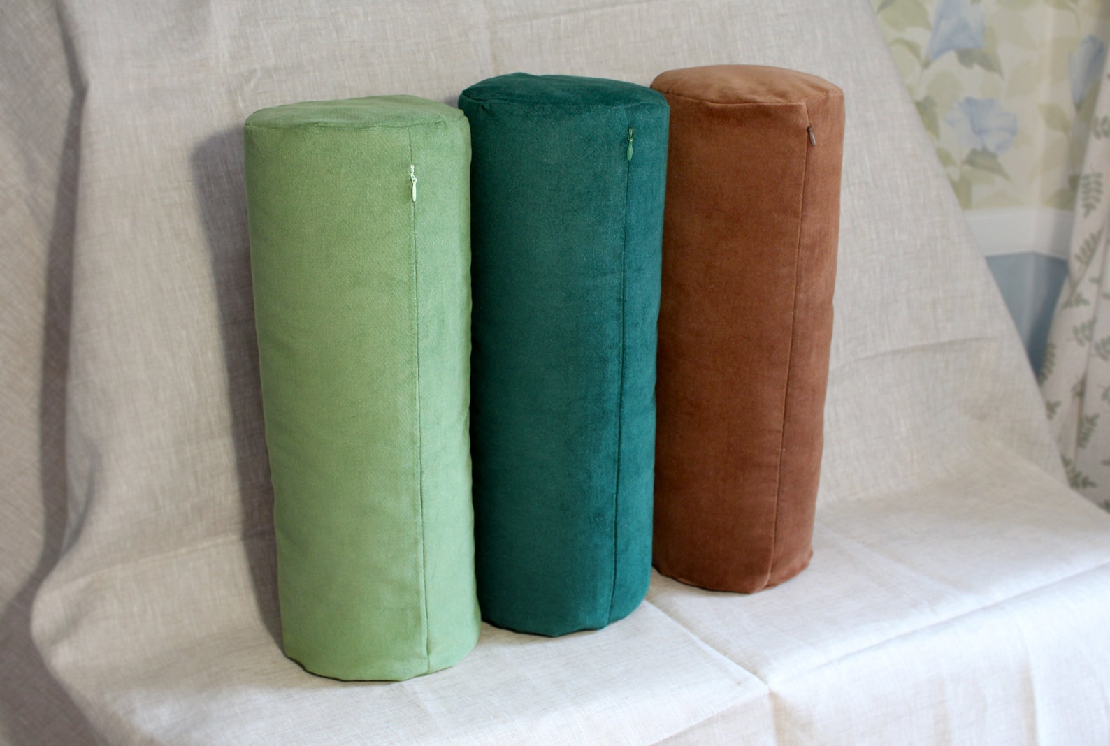 Bolster pillow case velvet bolster emerald green hazel Etsy
