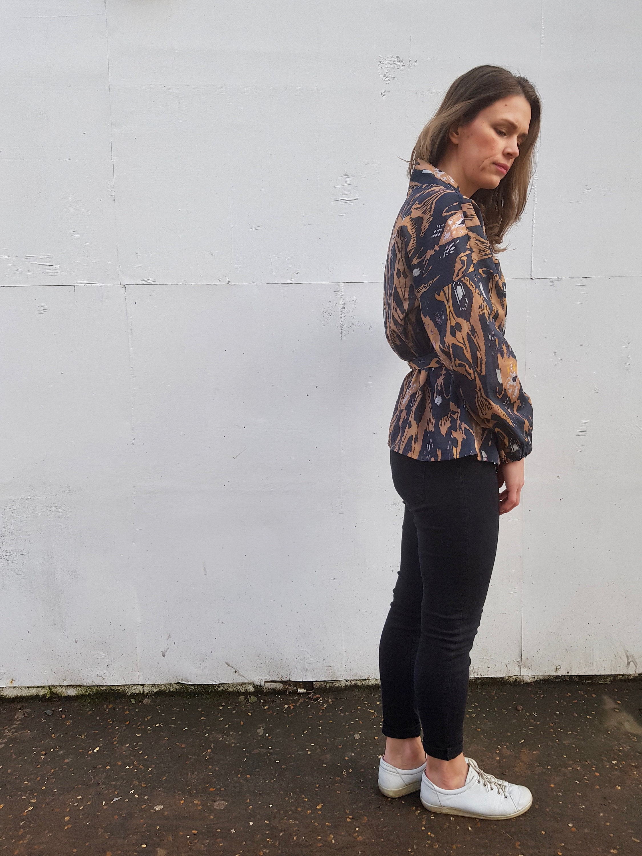 vidarling tie belt jacket