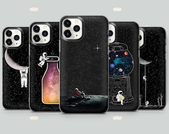 Raum Astronaut Handy Fall für iPhone Samsung Huawei Realme Ehre Asus Oneplus Pixel Oppo
