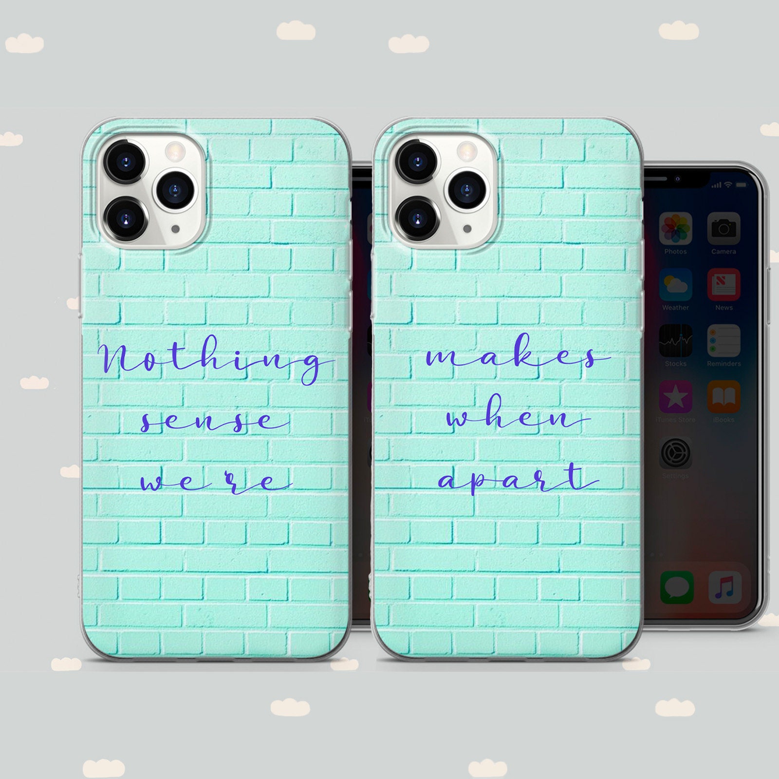 Bff Best Friends Matching Phone Case for Iphone SE 5 6 7 8 11 Etsy UK