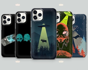 Funda Alien para iPhone, Samsung, Huawei, Realme, Honor, Asus, Xiaomi, Realme, OnePlus, Pixel, Oppo