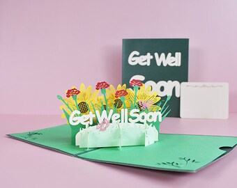 Pop up Get Well Cards - Etsy