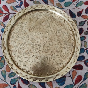 Messing plaat voor wanddecoratie, vintage decoratieve plaat