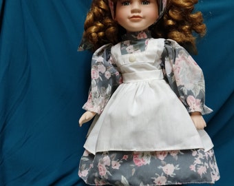 Vintage Porcelain Doll, 40cm Porcelain Doll, Beautiful Vintage Doll