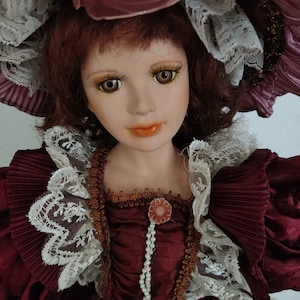 Porcelain Doll ,Vintage Porcelain Doll,Tall Victorian Doll