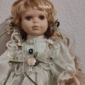 Porzellanpuppe,Vintage Puppe