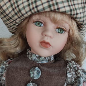 Porzellanpuppe,Vintage Puppe