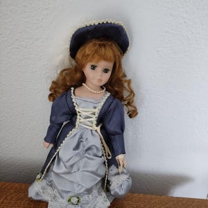 Porzellanpuppe,Vintage Puppe