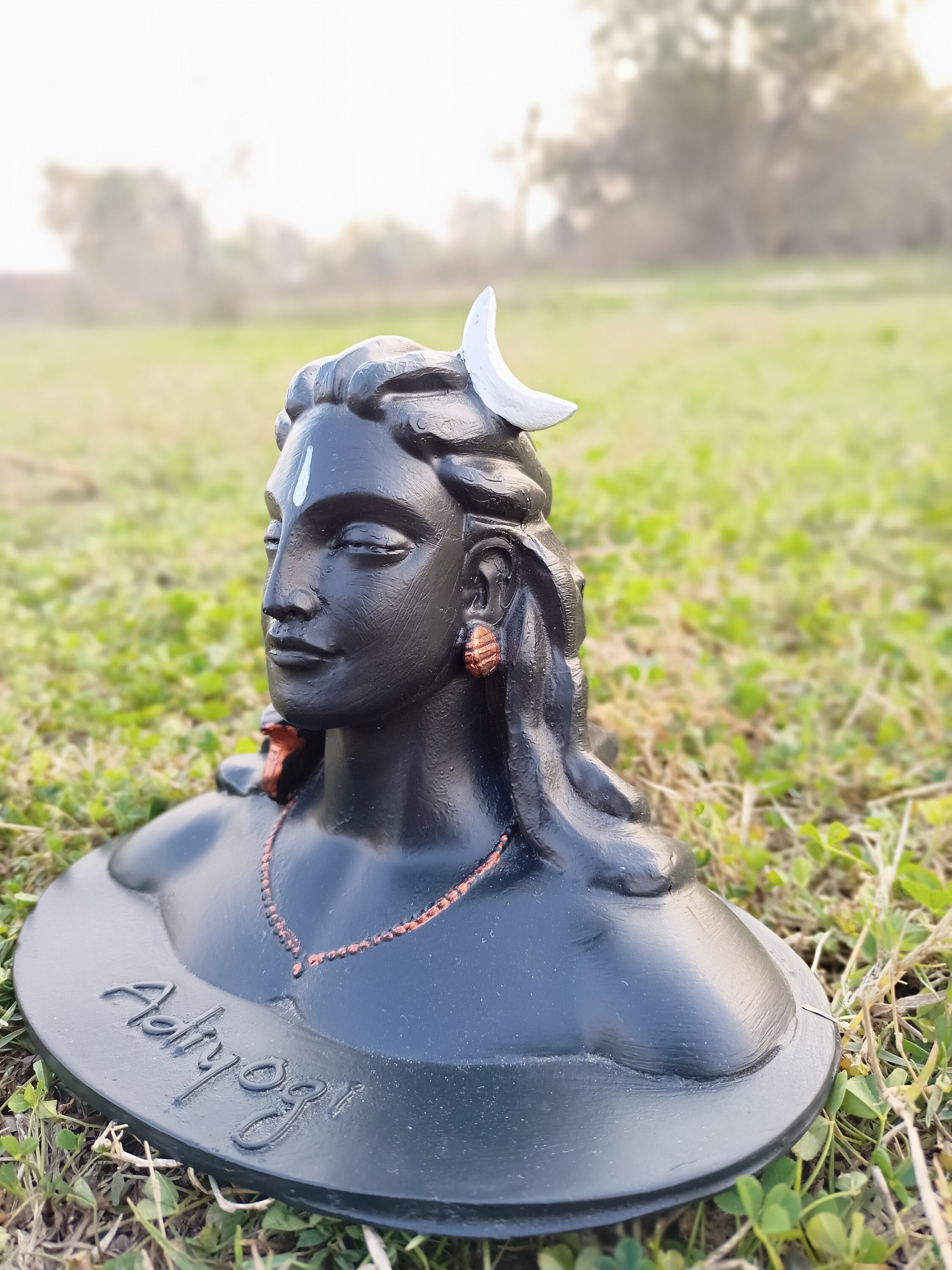 2 X Adiyogi Statue For Pooja and Gift 4 INCH HANDMADE & | Etsy