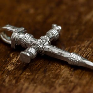 The Nail Cross – S925 Silver Pendant of Sacrifice and Salvation | Christian Gift for Men & Women