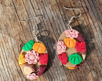 Harvest earrings/Thanksgiving earrings/Fall earrings/Fall jewelry/Autumn jewelry/Autumn earrings/Thanksgiving jewelry/pumpkin jewelry