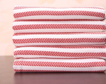 Personalized Red Turkish Beach Towel (40x70")