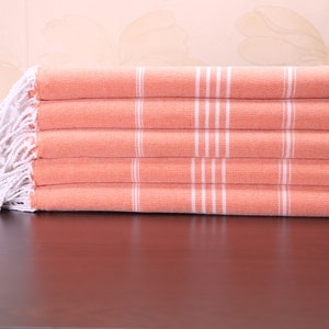 Orange Turkish Towel, 40x70&quot;, Personalized Beach Towel, Bachelorette Party, Personalized Gifts, Gift For Her, Bridesmaid Gifts, Home Gifts