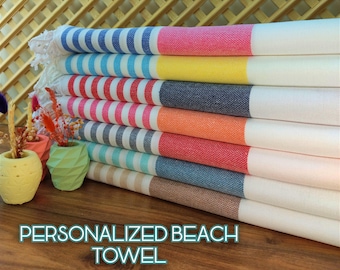 Personalized Gifts: Ultra Soft Turkish Beach Towel